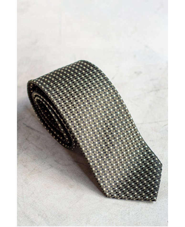 16 gravata de seda estampada