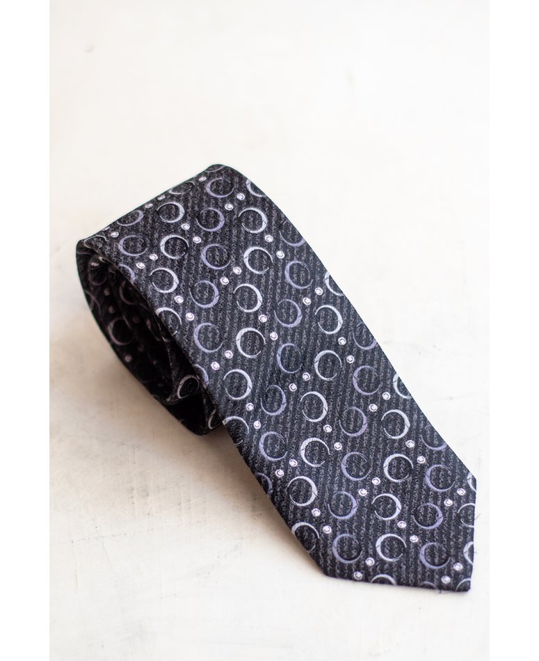 25 gravata de seda estampada