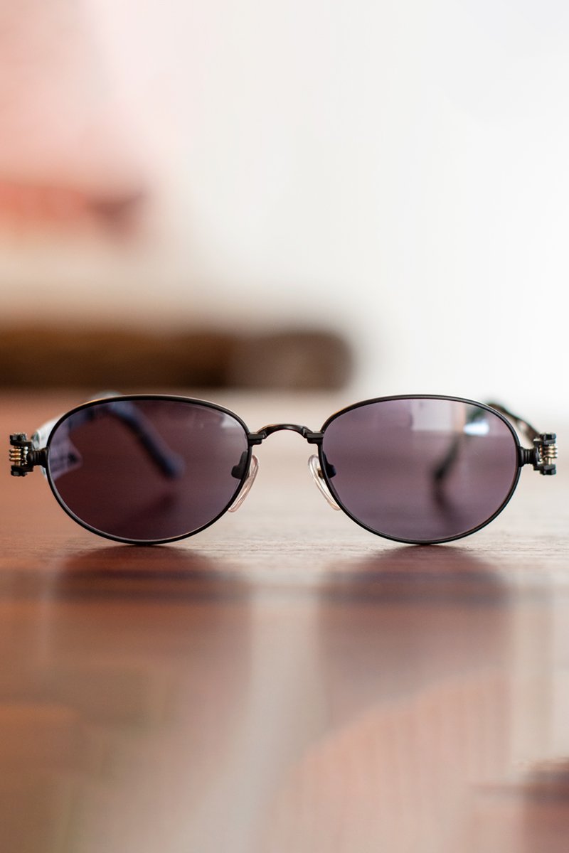 小物 90s vintage Jean Paul Gaultier RG321 Óculos Jean Paul Gaultier Black Rod