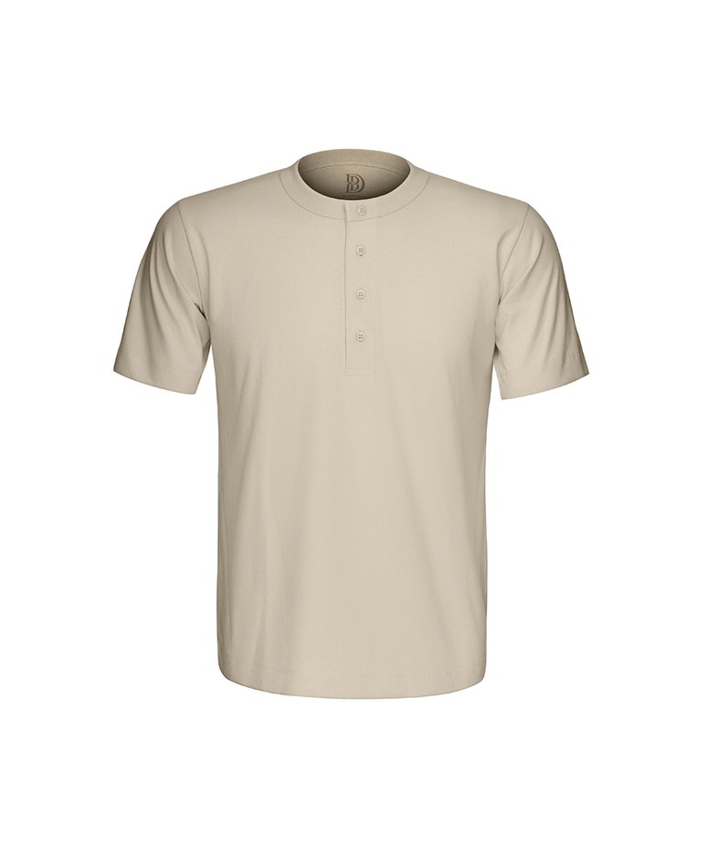 01 camiseta henley manga curta