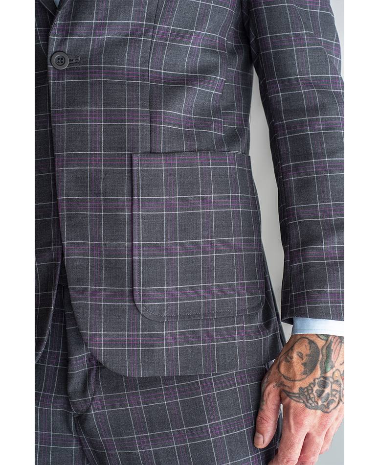 02 blazer xadrez preto 48