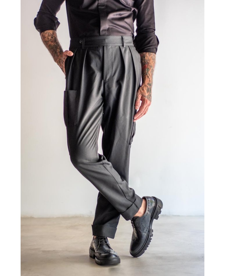 01 calca cargo preto g