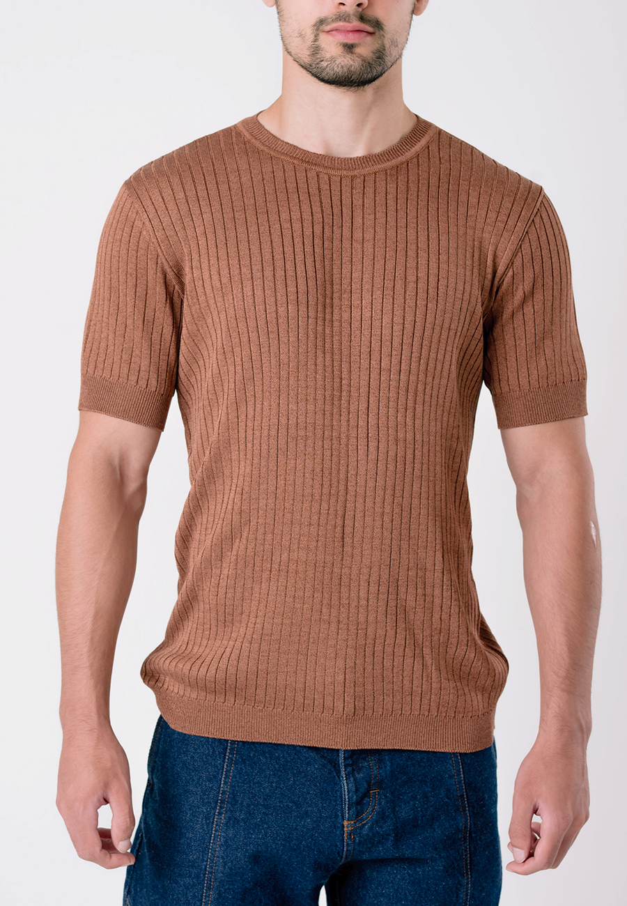 04 camisa canelada tricot pin 0004 marrom p